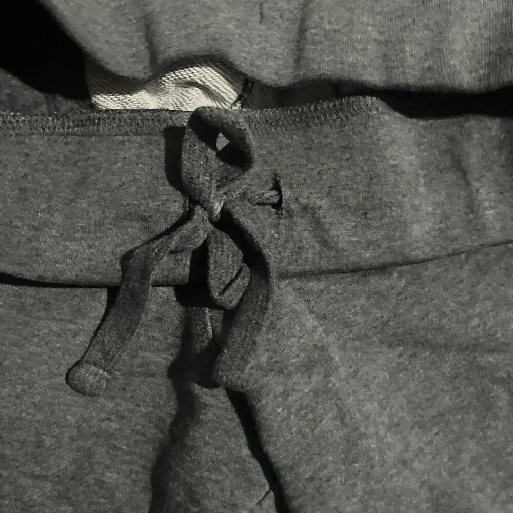 Champion Mens Athleisure Size Medium Gray Cotton Elastic Waist Drawstring Lounge